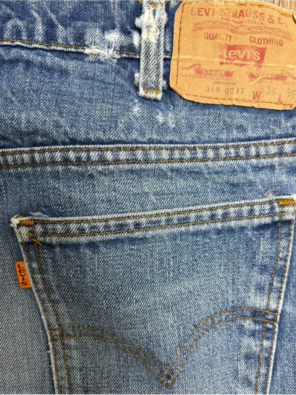 Levi's Straight-Leg Men's Jeans in Washed Blue